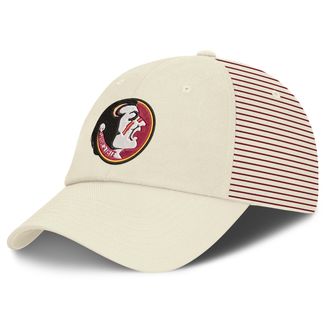 Nike Florida State Denim Club Nike Mens College Adjustable Hat in White | NC2H11KFSH-0Y0