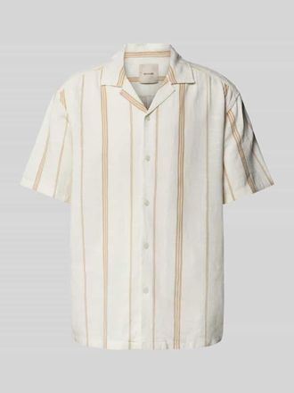 Only & Sons Loose Fit Freizeithemd aus Viskose-Mix in Offwhite, Gr&ouml;&szlig;e XXL