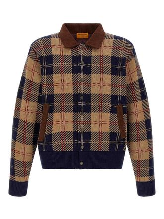 Guest In Residence Tartan Bomber Jacket