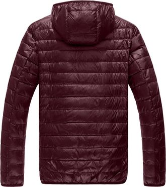 Generic Mens Winter Coat With Hood Mens Winter Coats Warm Down Jackets Men Lightweight Jacket Cotton-Padded Warm Mens Bubble Jacket Mens Warm Body Warmer Wint