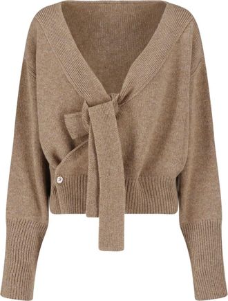 Ermanno Scervino Cardigan Incrociato In Cashmere