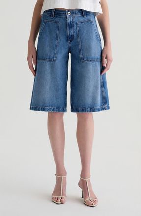 AG - Adriano Goldschmied Dallah Denim Shorts in Riviera Maya at Nordstrom, Size 23