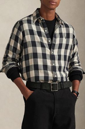 Polo Ralph Lauren Kariertes Hemd mit Kentkragen