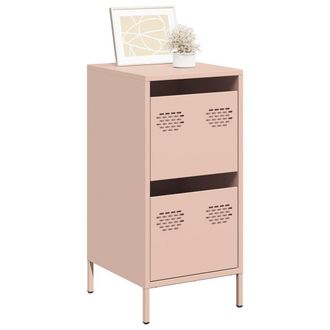 Berkfield Home Sideboard Pink 35x39x73.5 cm Cold-rolled Steel