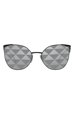 Prada 59mm Cat Eye Sunglasses in Black at Nordstrom