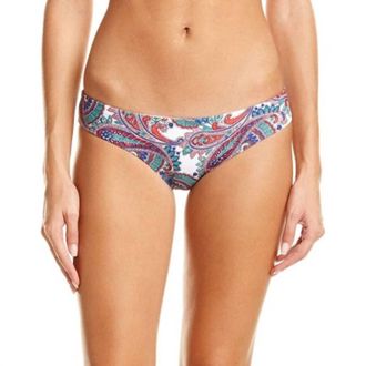 Shoshanna Capri Paisley Hipster Bottom In White Multi