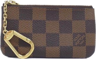 Louis Vuitton Damier Ebene Coated Canvas Coin Purse/Coin Case (Pre-Owned)