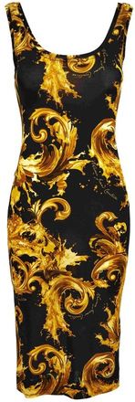 Versace Jeans Couture Watercolor Couture-print Dress