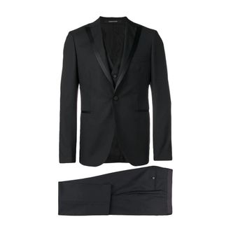 Tagliatore Herenkledingpak Nero Noos - Heren - Business pakken - Zwart - L - Wol - Kostuums