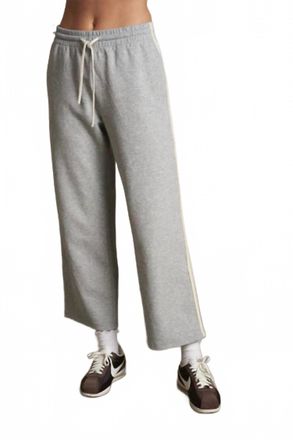 perfectwhitetee Claud Track Pant In Heather Grey