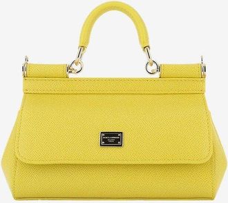 Dolce & Gabbana Handtasche aus Dauphine-Leder Sicily Small