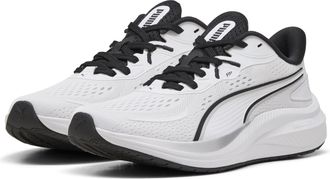Puma Laufschuh PUMA SKYROCKET LITE 2, Gr. 46, schwarz-weiss (puma wei&szlig;, puma silber, puma schwarz), Textil, Schuhe Laufschuh