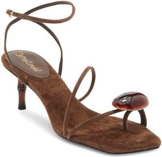 Jeffrey Campbell Carnelian Sandal in Espresso Suede at Nordstrom, Size 5.5