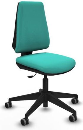 Piqueras y Crespo Piqueras Y Crespo - Elche Cp Similpiel Turquesa Base Piramidal Ruedas Engomadas 65mm