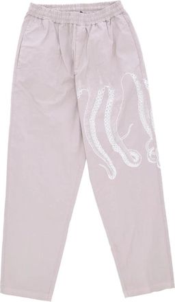Octopus Grijze Joggingbroek met Elastische Taille - Heren - Sweatpants - Grijs - XL - Katoen - Broeken