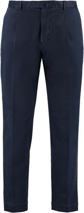 THE (ALPHABET) Stretch Katoenen Chino Broek - Heren - Chinos - Blauw - 2XL - Katoen - Broeken