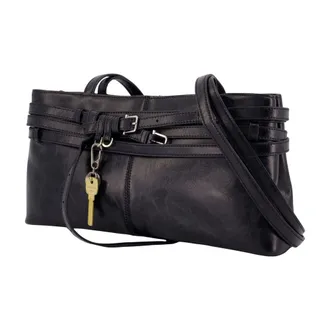 Osoi Womens Brocle Shoulder Bag - Osoi Leather Black Cowhide Shoulder-Hobo-Bags