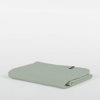 OEM S&aacute;bana Bajera Ajustable De Algod&oacute;n Puro - Verde Salvia 220 X 260 Cm - Plana