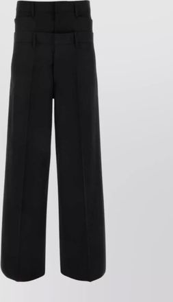 Dsquared2 wide cut high waist trousers