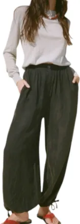 Ciao Lucia Vera Cotton Pants In Black