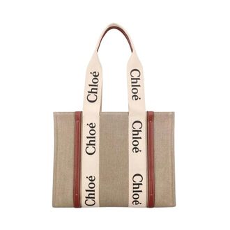 Chlo&eacute; Woody Tote - Bags - Mujer - Beige - ONE SIZE