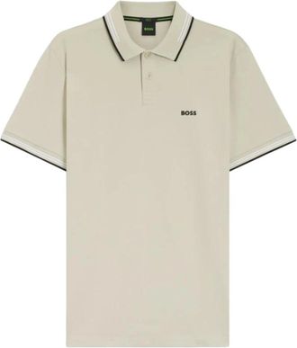 HUGO BOSS Tops, Heren, Beige, 2Xl, Katoen, Paul Polo