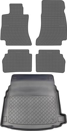 OEM Juego De Alfombrillas De Goma Para Coche Y Maletero Para Mercedes Cls Iii C257 Coup&eacute; A Partir De Marzo De 2018