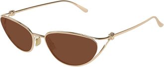 Bottega Veneta BV1330S 003 Womens Sunglasses Size 57