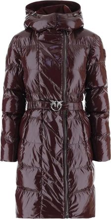 Pinko Pinko Jassen - Dames - Dons jassen - Bruin - 2XS - Leer - Jassen