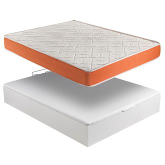 Royal Sleep Pack colch&oacute;n y canap&eacute; blanco 90x200 50cm montaje y retirada incluida