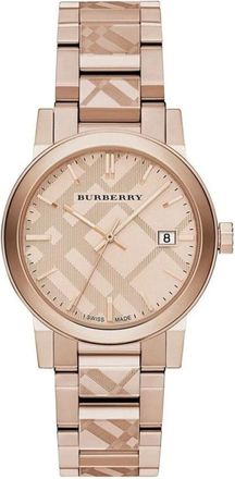 Burberry Accessoires, unisex, Roze, ONE Size, Bu 9039 Horloge