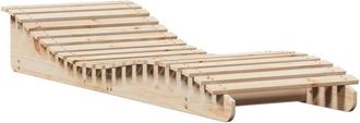 vidaXL Vidaxl - Sun Lounger 205x70x31.5 cm Solid Wood Pine