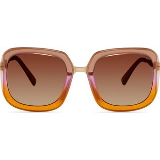 MODO 467 Sunglasses in Orange Taupe at Nordstrom