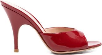 Gianvito Rossi Red Slip-on Heels