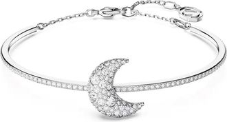 Swarovski Bracelets, female, Gray, ONE SIZE, Moonlit Crystal Bangle