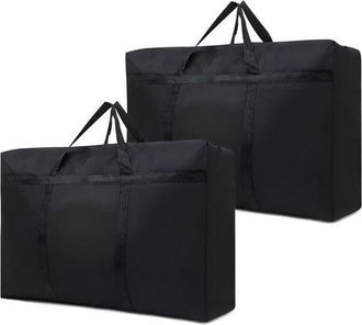 OEM Juego De 2 Bolsas De Almacenamiento Grandes Con Cremallera, Bolsas De Mudanza, Bolsas De Almacenamiento Para Debajo De La Cama, Bolsas De Almacenamien