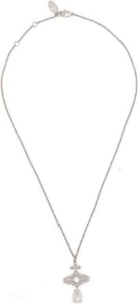 Vivienne Westwood Olympia Hanger Ketting - Dames - Kettingen - Wit - ONE Size - Nylon - Accessoires