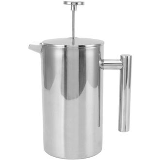 OEM Cafetera De &Eacute;mbolo De Acero Inoxidable 304 Con Doble Pared Aislada Y Filtro Fino Para Una Preparaci&oacute;n Suave, Port&aacute;til Para Camping, Viajes Al Aire Lib