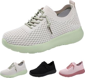 Generic Slip on Sneakers Women Orthopedic Walking Shoes Lightweight Fashion Sneaker for Outdoor Tennis Athletic Workout Running Mesh Breathable Low Top Arch S