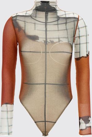 Jean Paul Gaultier Top a body Jean Paul Gaultier in jersey stampato