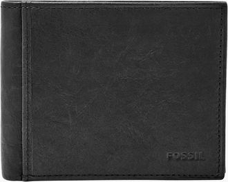 Fossil Ingram Leather RFID Bifold with Flip ID Wallet