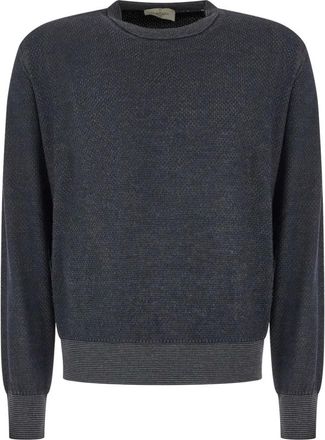 PIACENZA 1733 Prenda de punto de cuello redondo - Knitwear - Hombre - Azul - XL