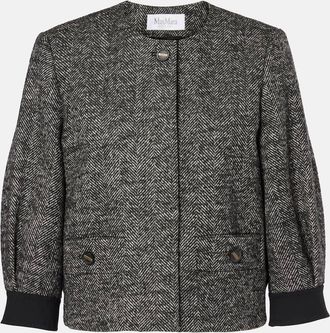 Max Mara Gattini chevron boucle jacket