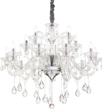 Netlighting Colossal 15 Light Chandelier Clear Glass E14
