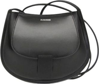 Jil Sander Pre-owned Cross Body Bags, female, Black, Size: ONE SIZE Pre-owned Crescent Shoulder Bag
