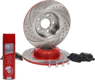 OEM Juego De Discos Y Pastillas De Freno Sport-extreme Traseros Alfa Romeo 147, 156, Gt 1.6-3.2 09.97-09.10 201