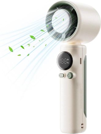 OEM Ventilador Port&aacute;til Peque&ntilde;o, Ventilador De Viaje Recargable, Dispositivo De Refrigeraci&oacute;n De Mano, Motor De Flujo De Aire Potente, Bater&iacute;a Con Aliment