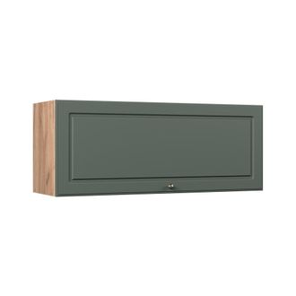 Vicco Pensile Da Cucina Fame-line, Verde-oro Rustico/rovere Dorato, 100 Cm, Vicco