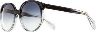 Cutler and Gross Blue Gradient Round Ladies Sunglasses CGSN139557 003 57