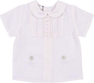 Paz Rodriguez Camicetta da neonato in tessuto Paz Rodriguez Nectar